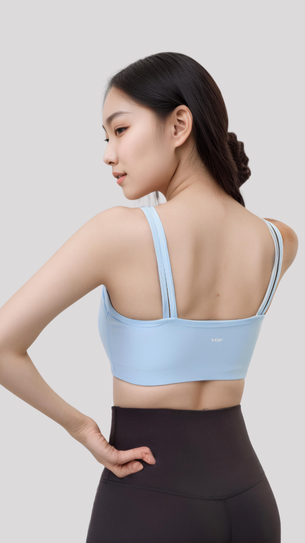 V Double-Strap Sports Bra