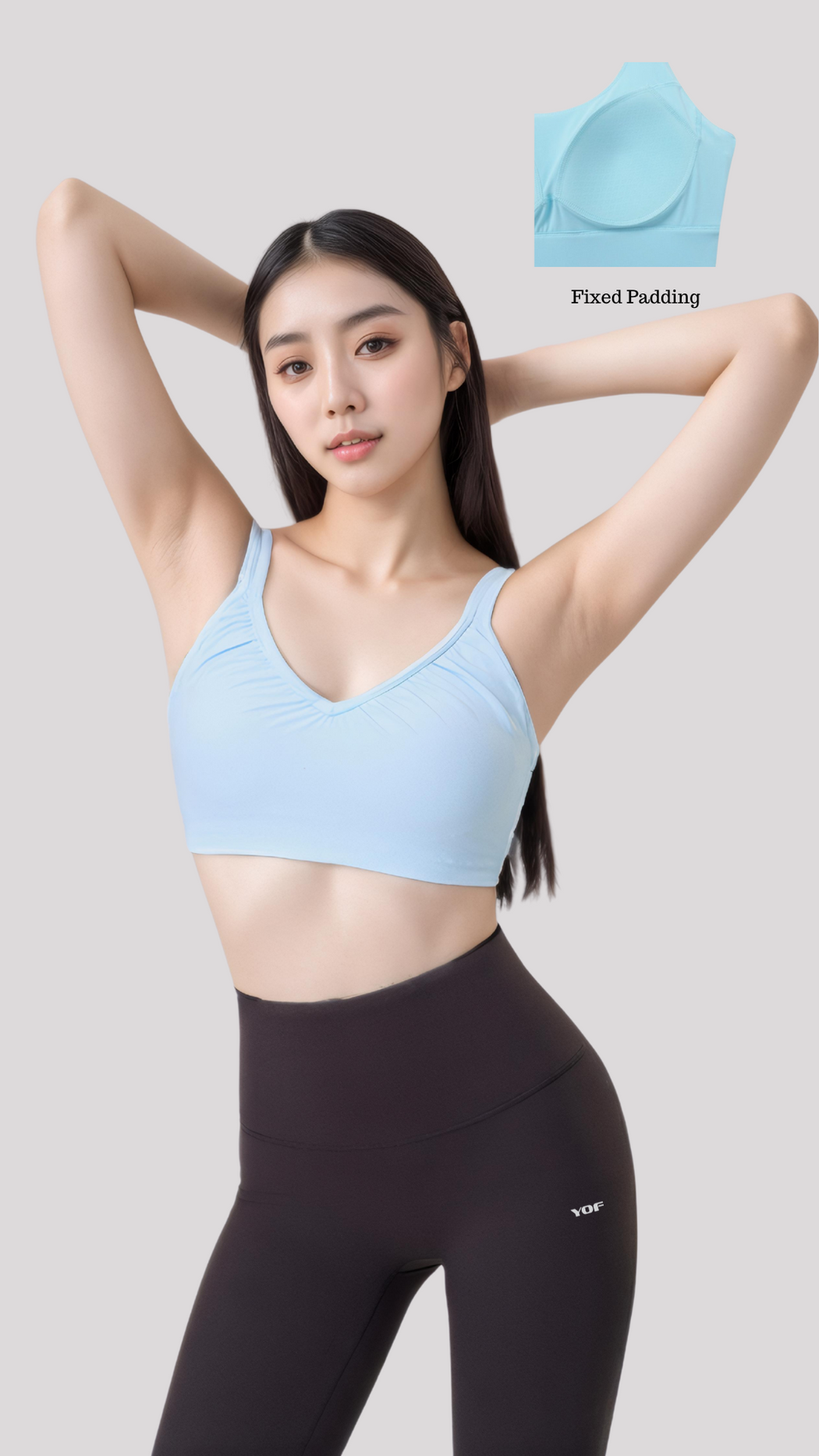 V Double-Strap Sports Bra