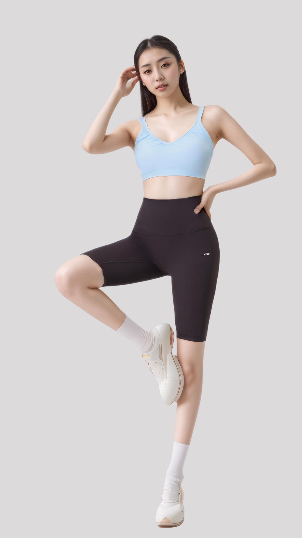 V Double-Strap Sports Bra