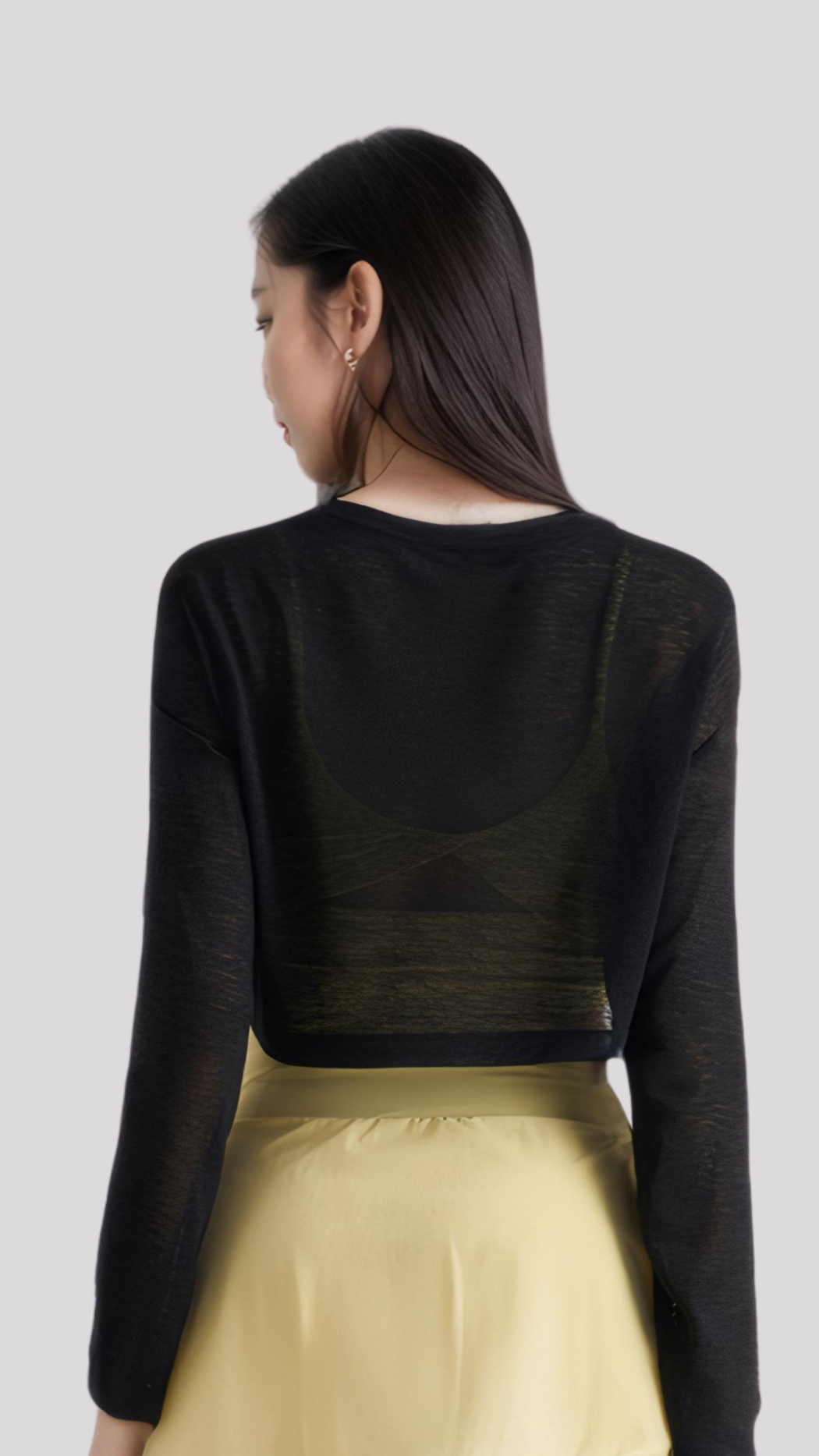 AirFlow Performance Long-Sleeve Crop Top