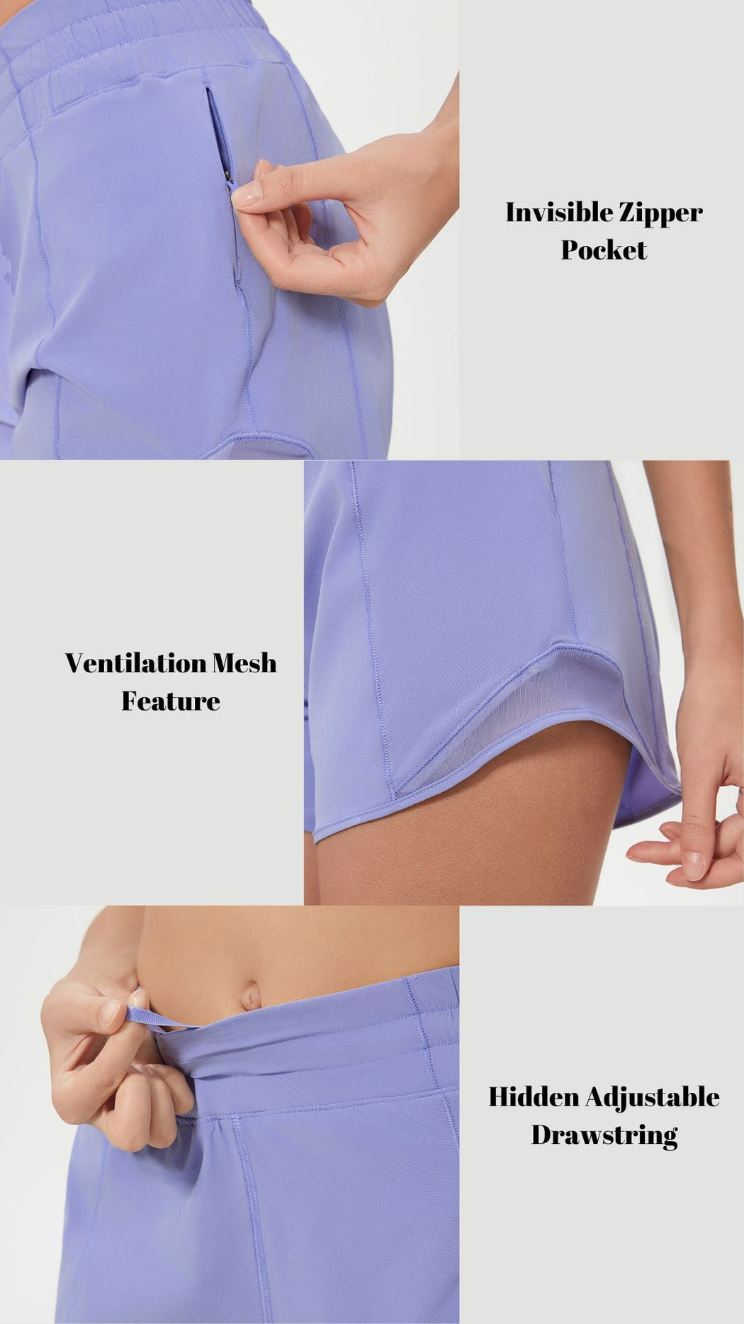 SwiftRun Performance Shorts with Triangle Liner