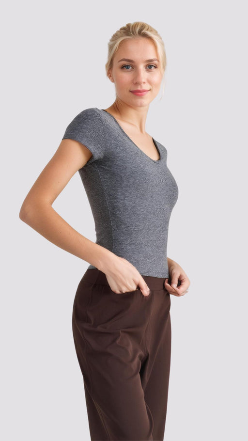 Classic U-Neck Fitted Tee