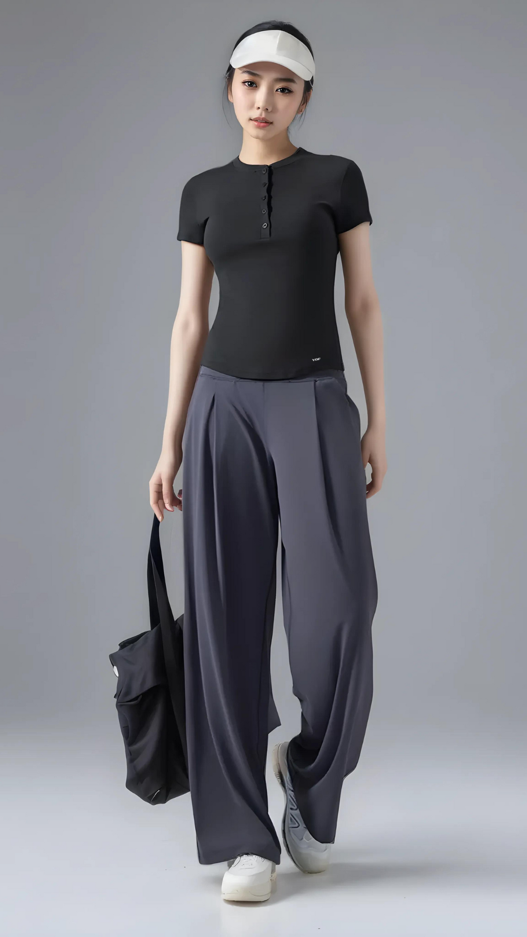 MODENA Henley Ribbed Tee