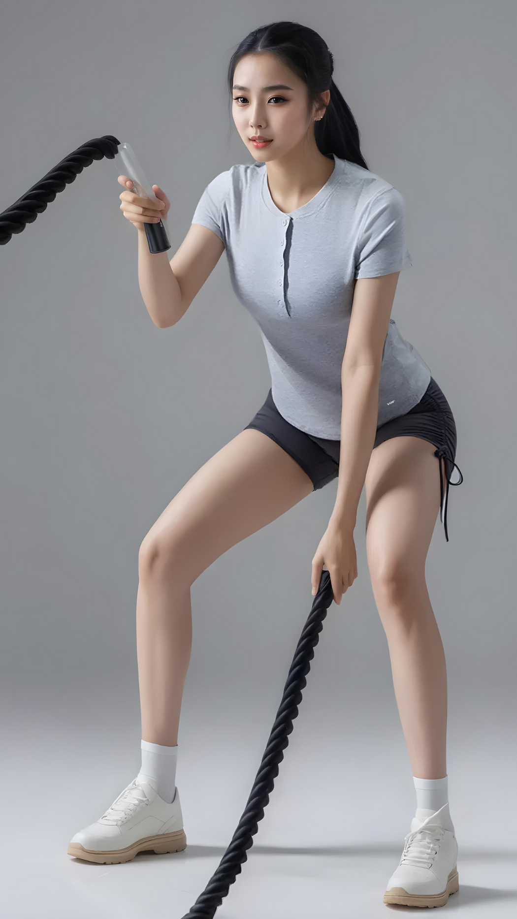 MODENA Henley Ribbed Tee