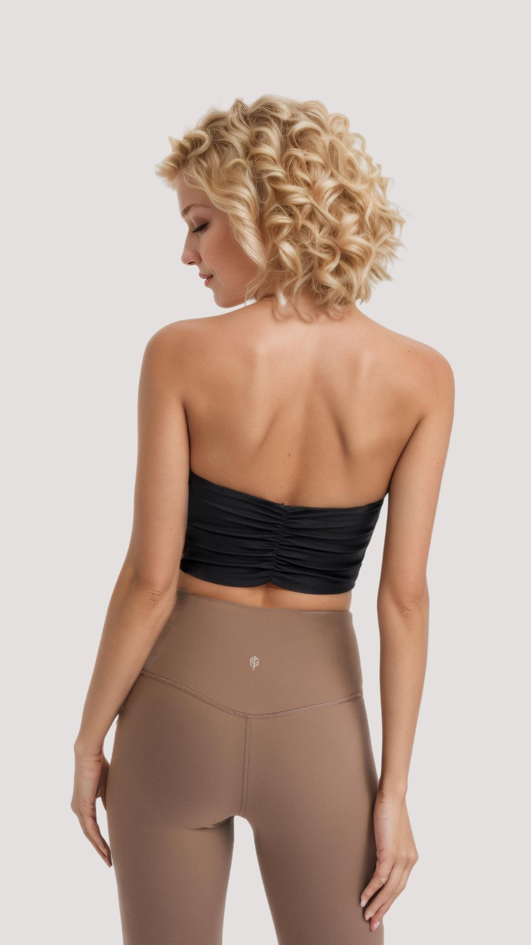 Luxe Ruched Halter Crop