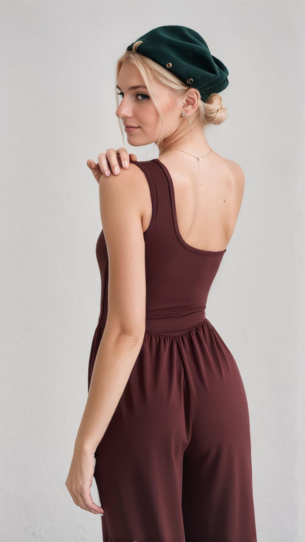 Asymmetry Chic One-Shoulder Wide-Leg Jumpsuit with Built-In Padding