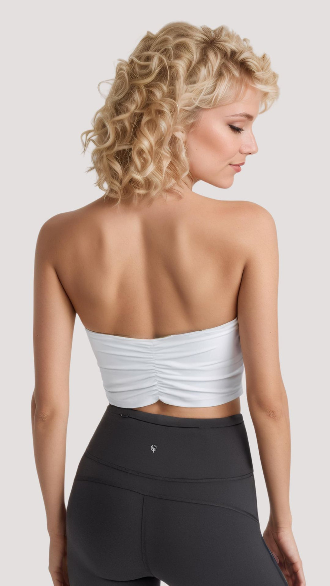 Luxe Ruched Halter Crop