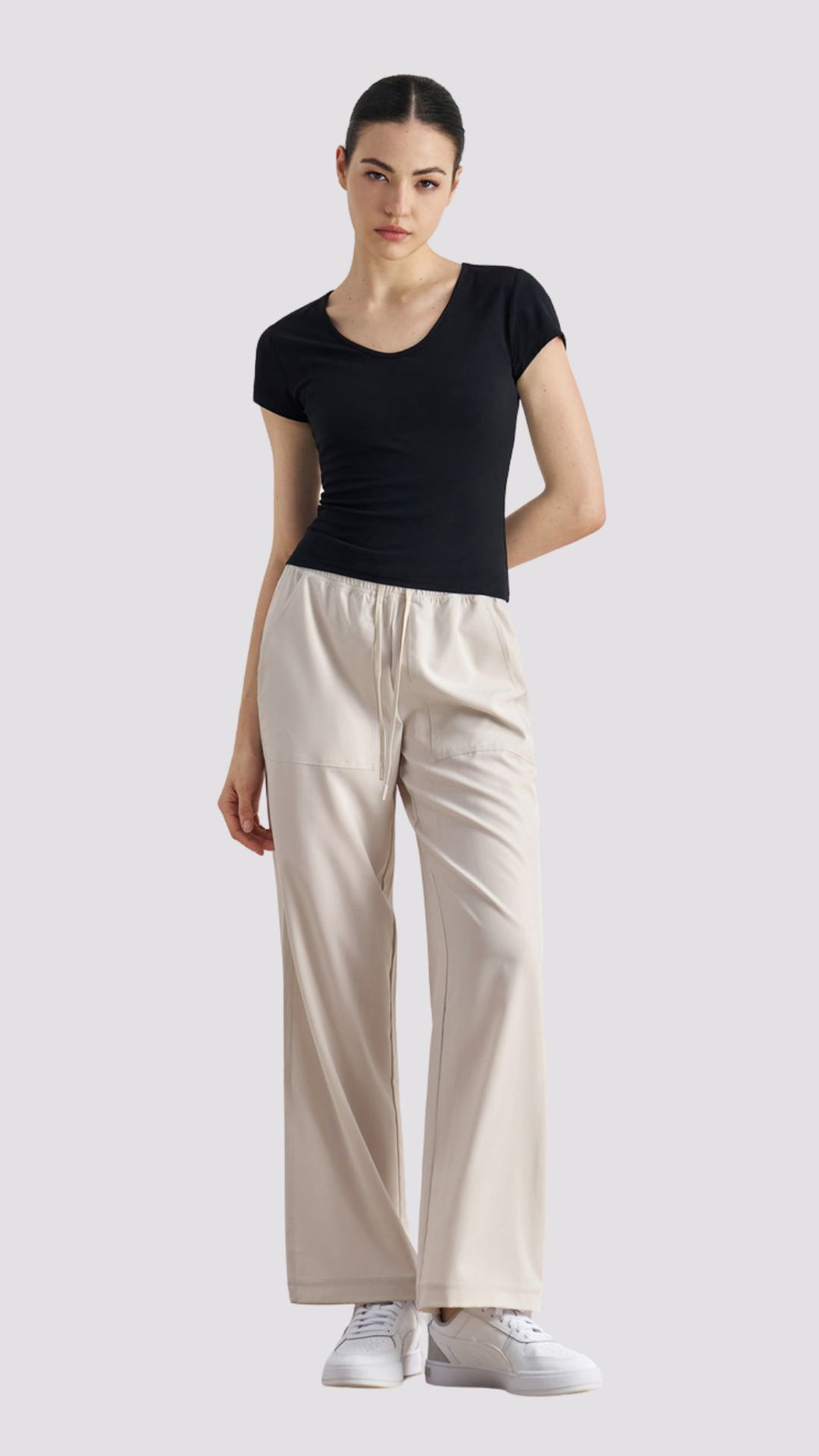 Classic U-Neck Fitted Tee