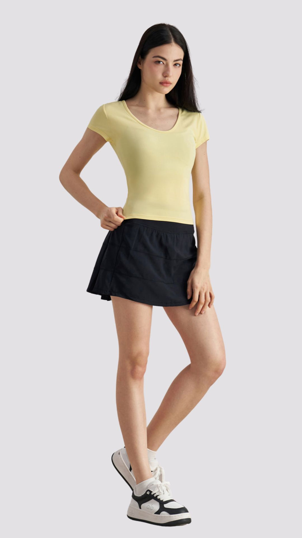 Classic U-Neck Fitted Tee