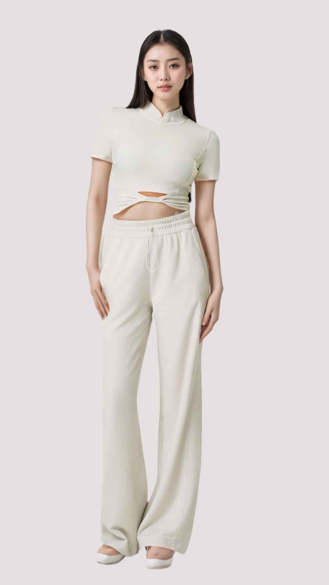 FlexRib Lightweight Wide-Leg Pants