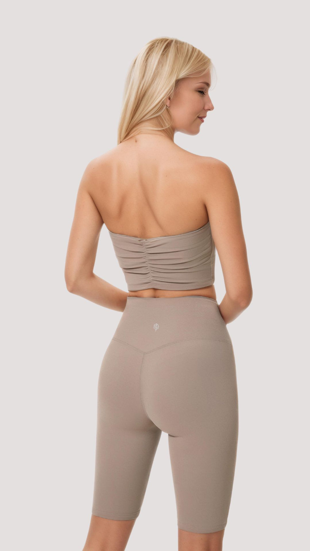 Luxe Ruched Halter Crop