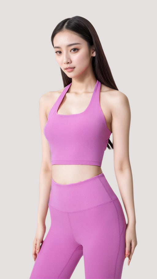 Luxe Ruched Halter Crop