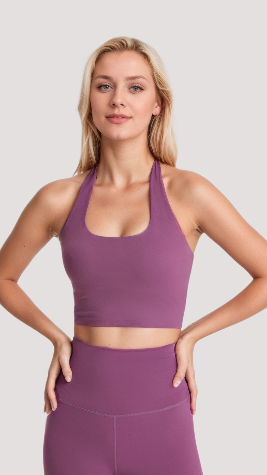 Luxe Ruched Halter Crop