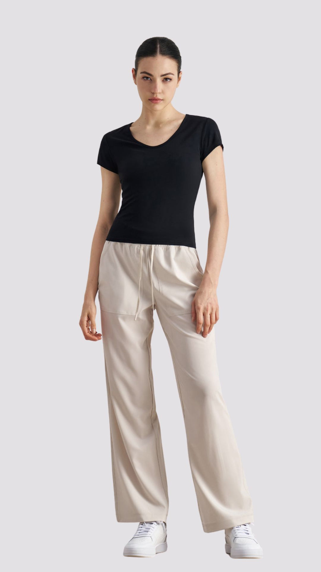 Classic U-Neck Fitted Tee