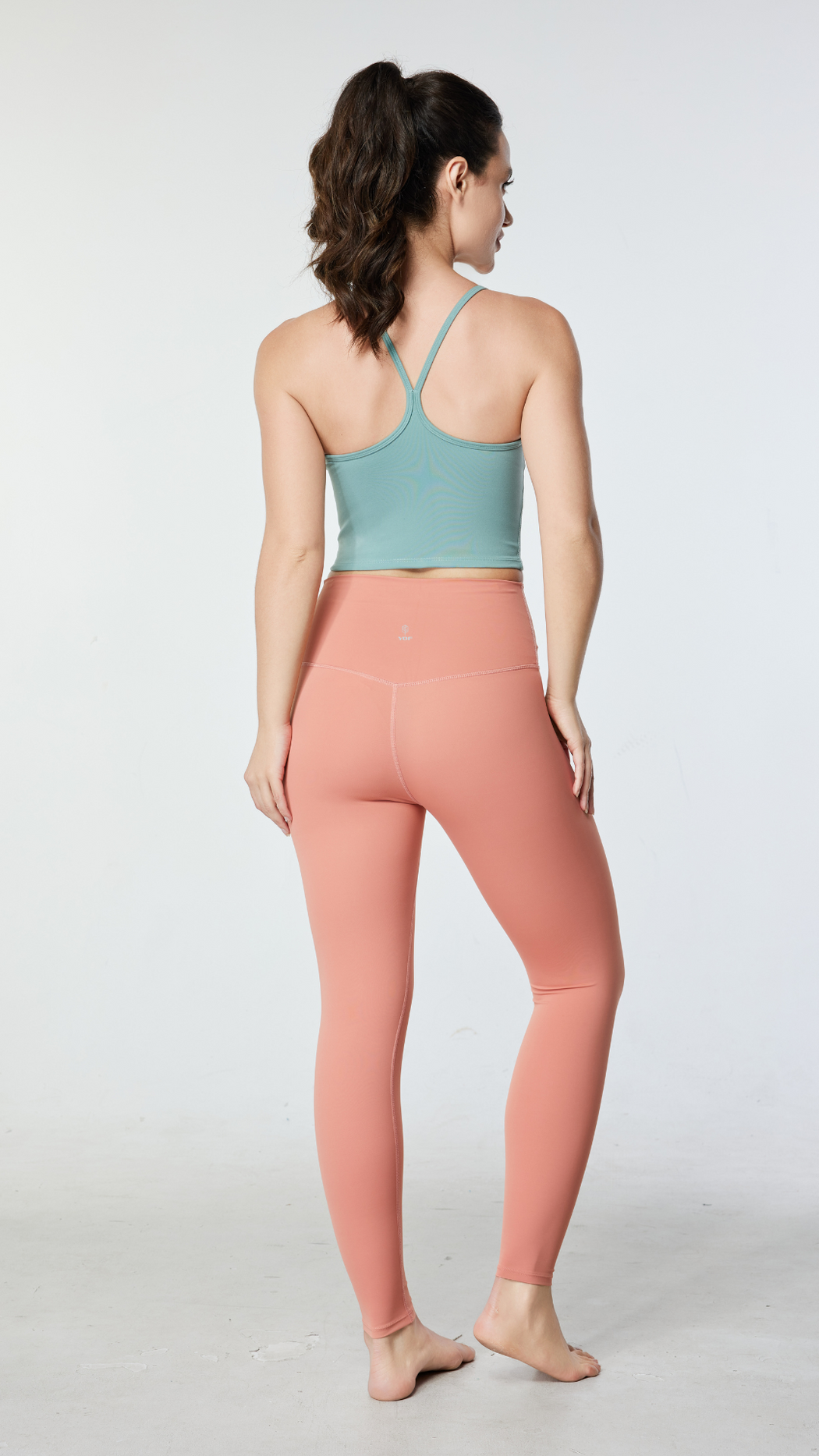 Essential Yoga Leggings with Back Pocket - Multiple Colors Asian Length