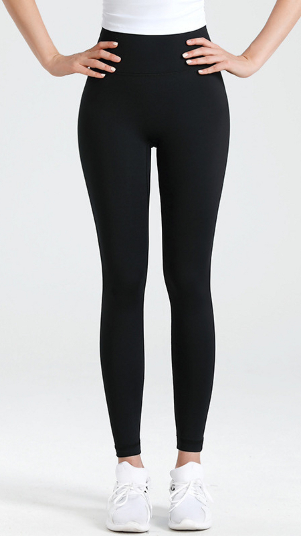 Essential Yoga Leggings with Back Pocket - Multiple Colors Asian Length