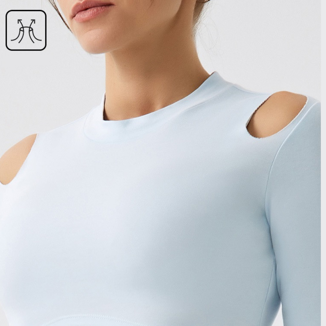 ECOLUXE 100% Organic Cotton LongSleeve Top