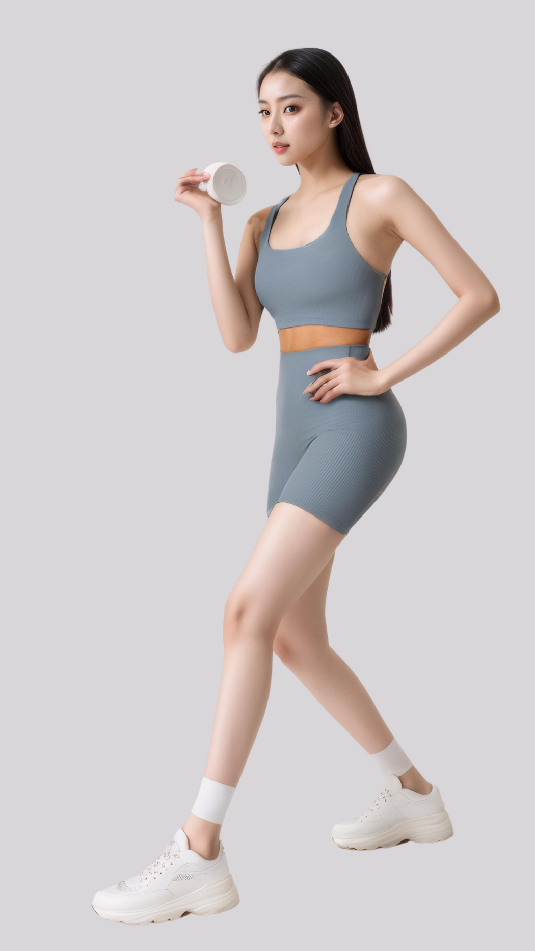 Momentum Strappy Lycra Ribbed Bra