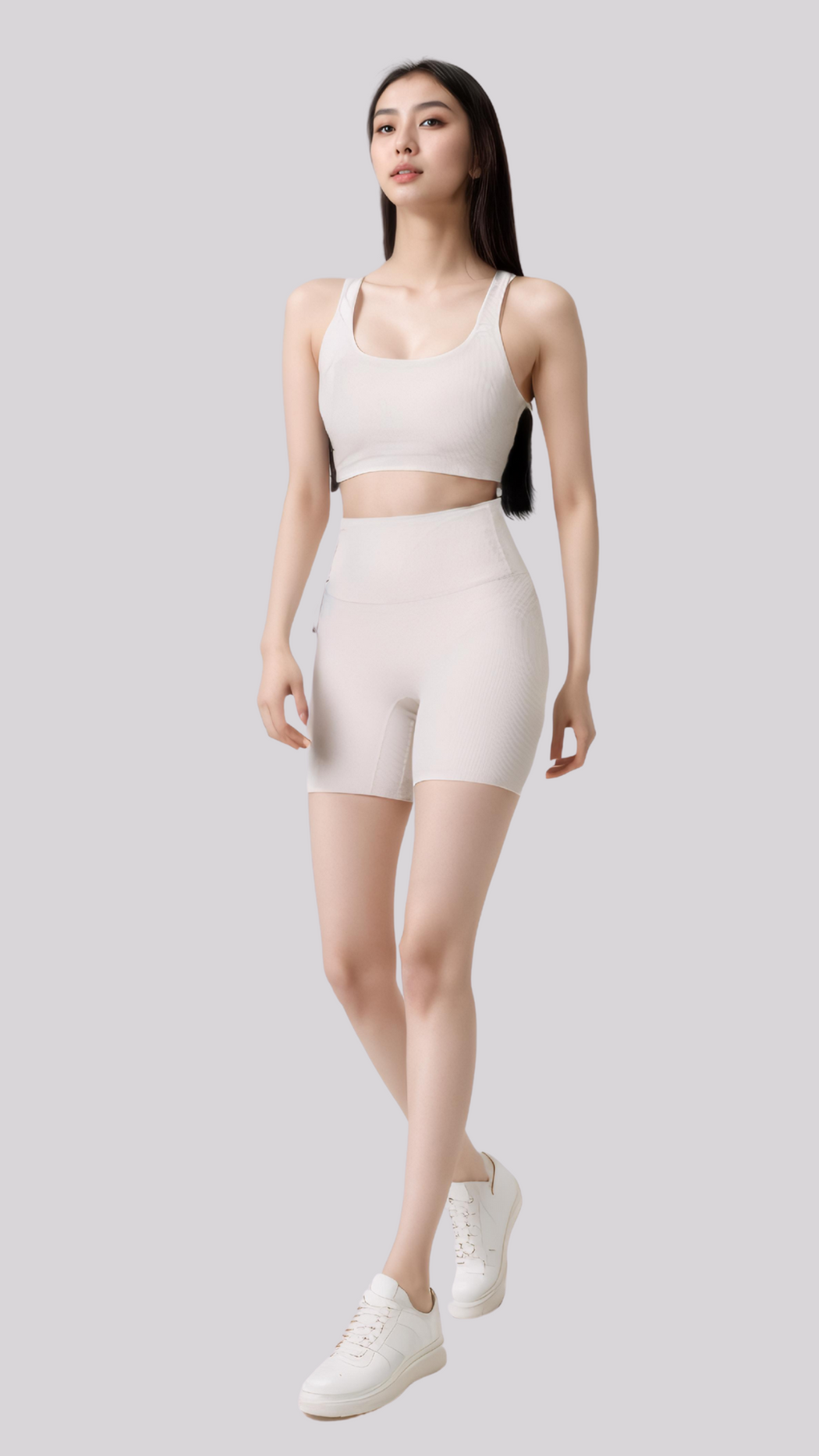 Flow Ribbed Biker Shorts