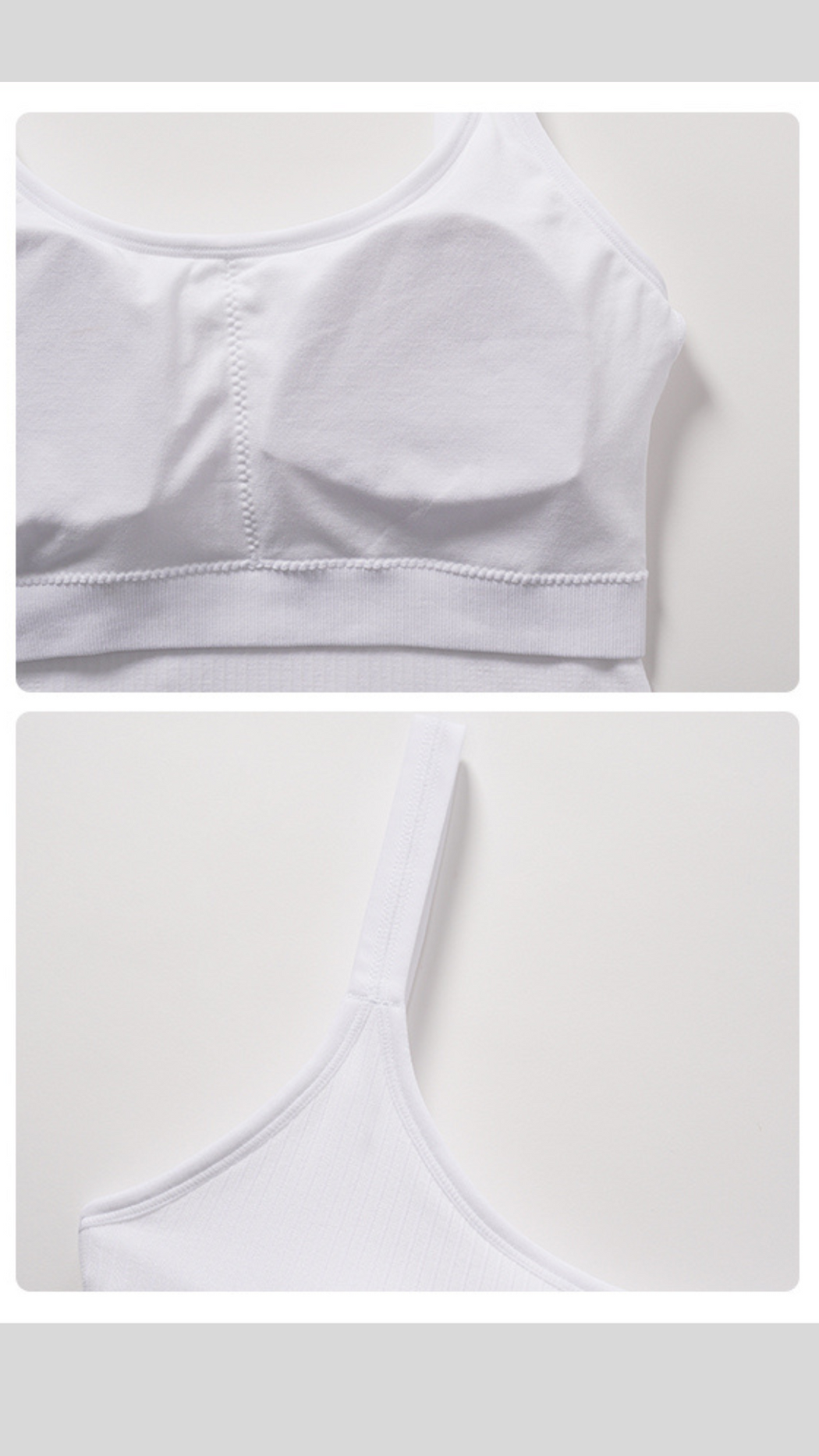 CoreForm Ribbed Bra Top