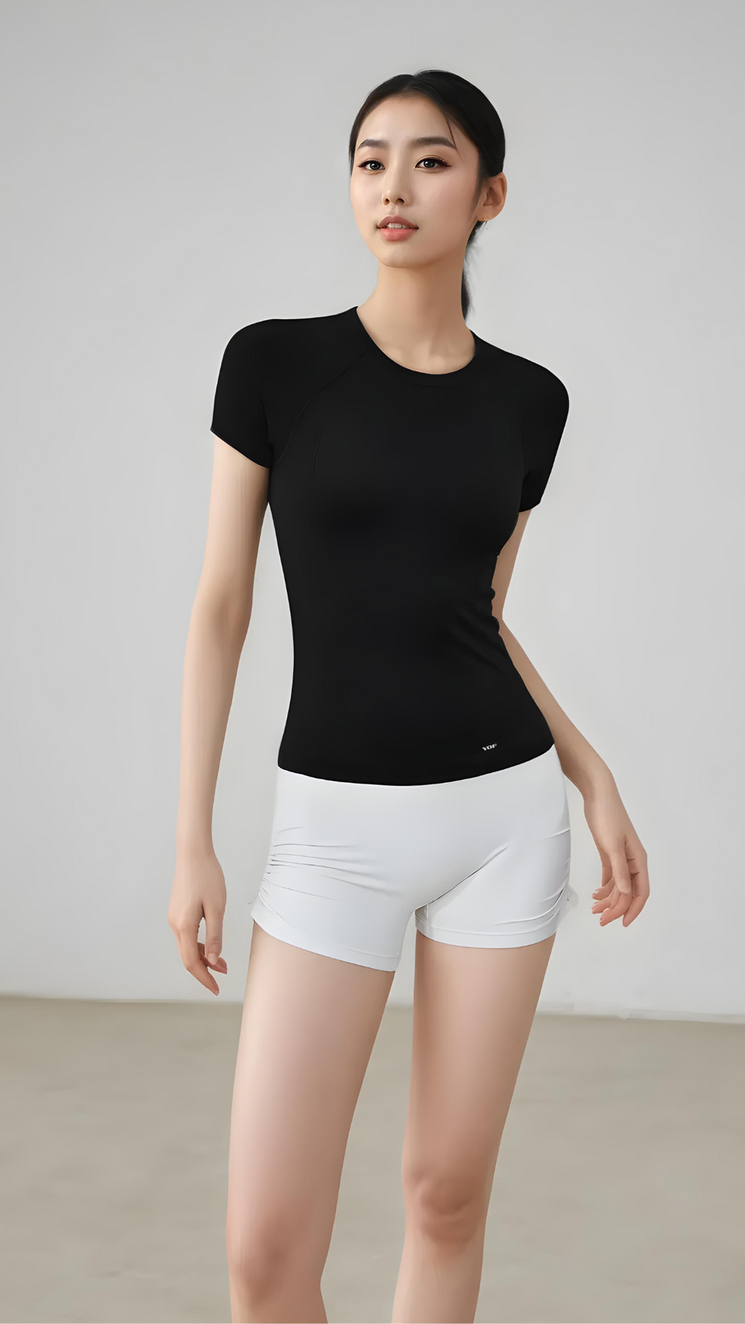 ÉlanFit Seamless Sculpting Tee – Short Sleeve Performance Top