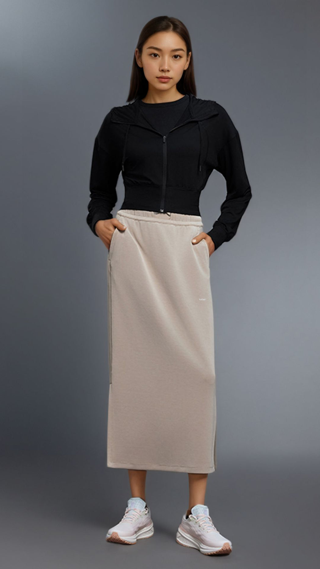 Vireo Zip Crop Hoodie