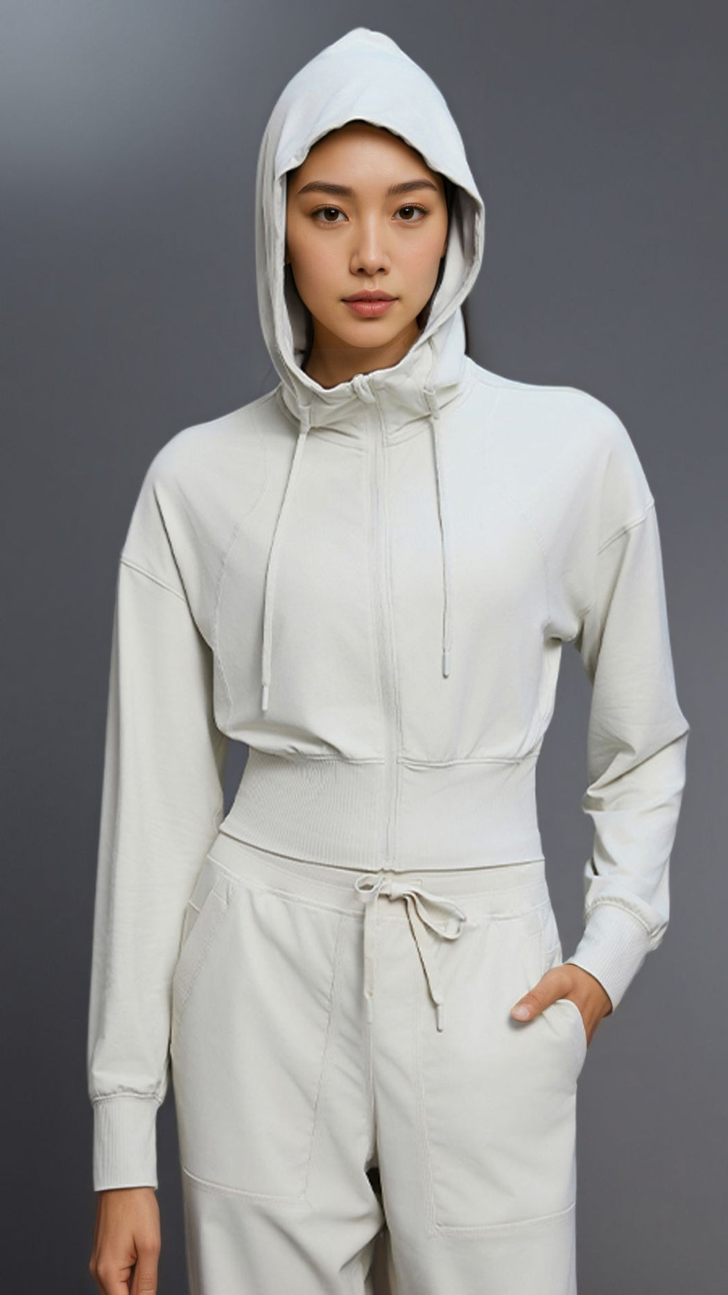 Vireo Zip Crop Hoodie