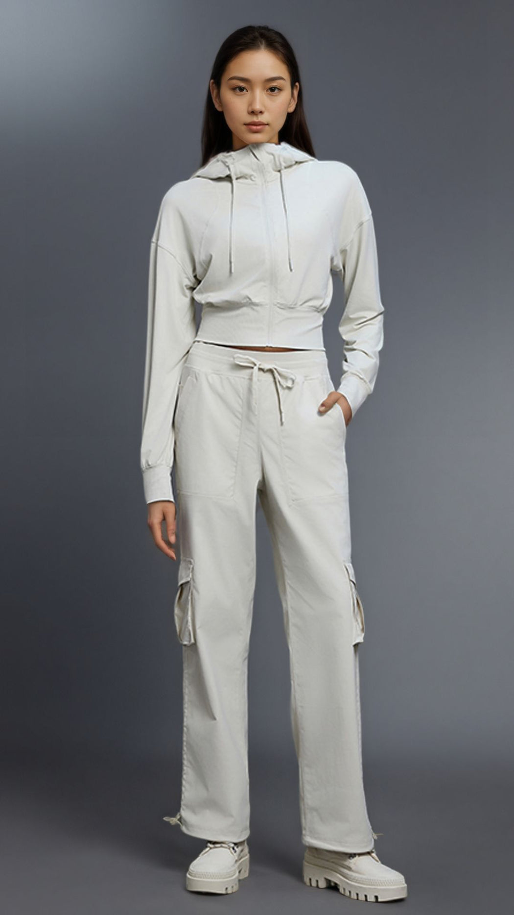 Vireo Zip Crop Hoodie