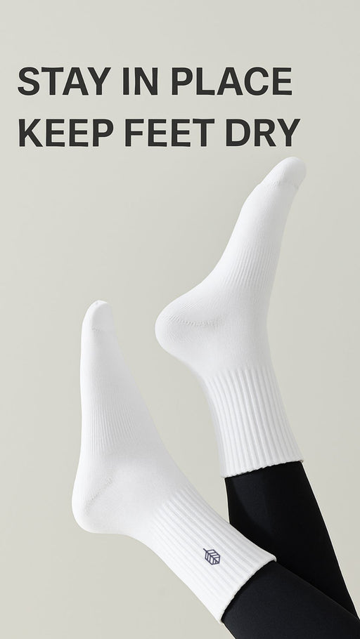 SteadyStep Anti-Slip Crew Socks