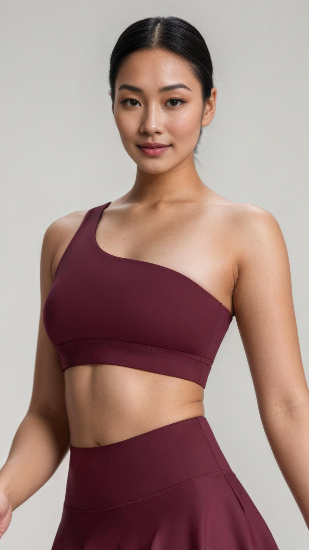 Asymmetra One-Shoulder Bra