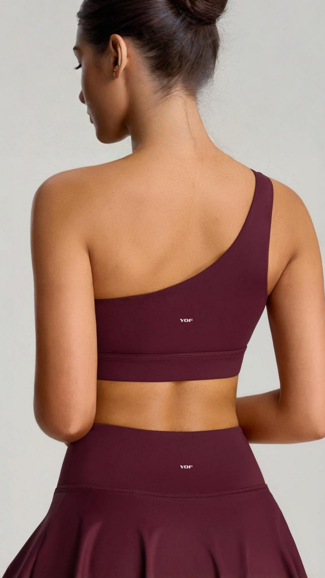Asymmetra One-Shoulder Bra