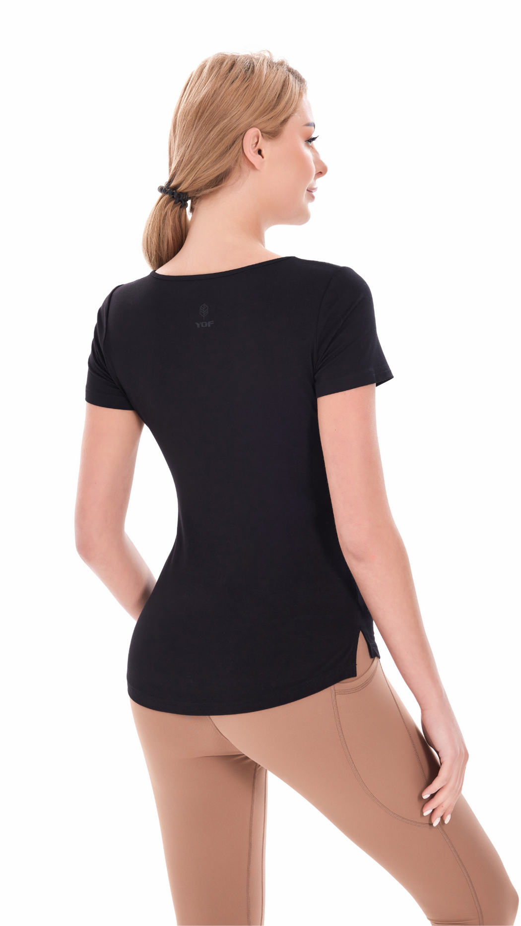 Midnight Onyx Bamboo Round Neck Tee