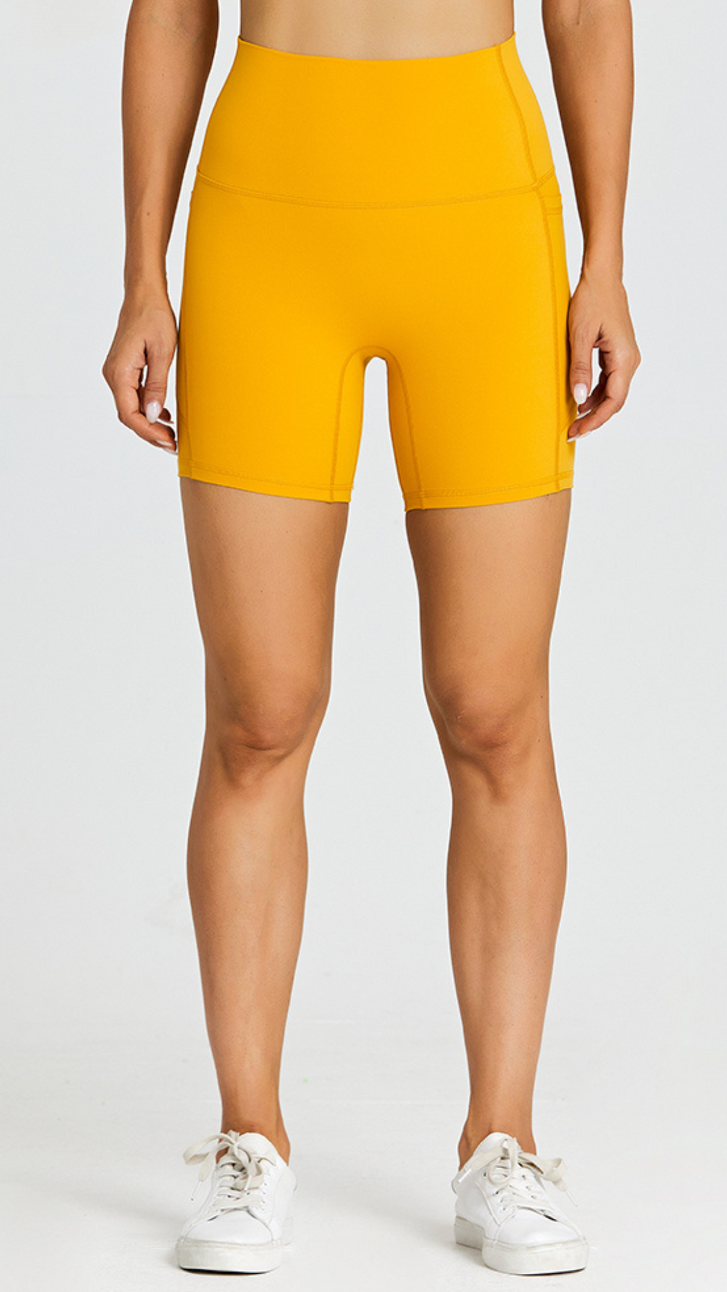 Peak Performance High-Waisted Training Shorts - 6" Inseam with Side Pocket