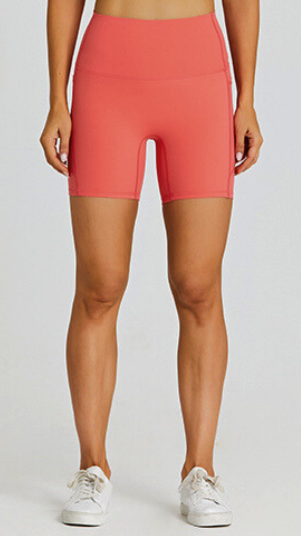 Peak Performance High-Waisted Training Shorts - 6" Inseam with Side Pocket