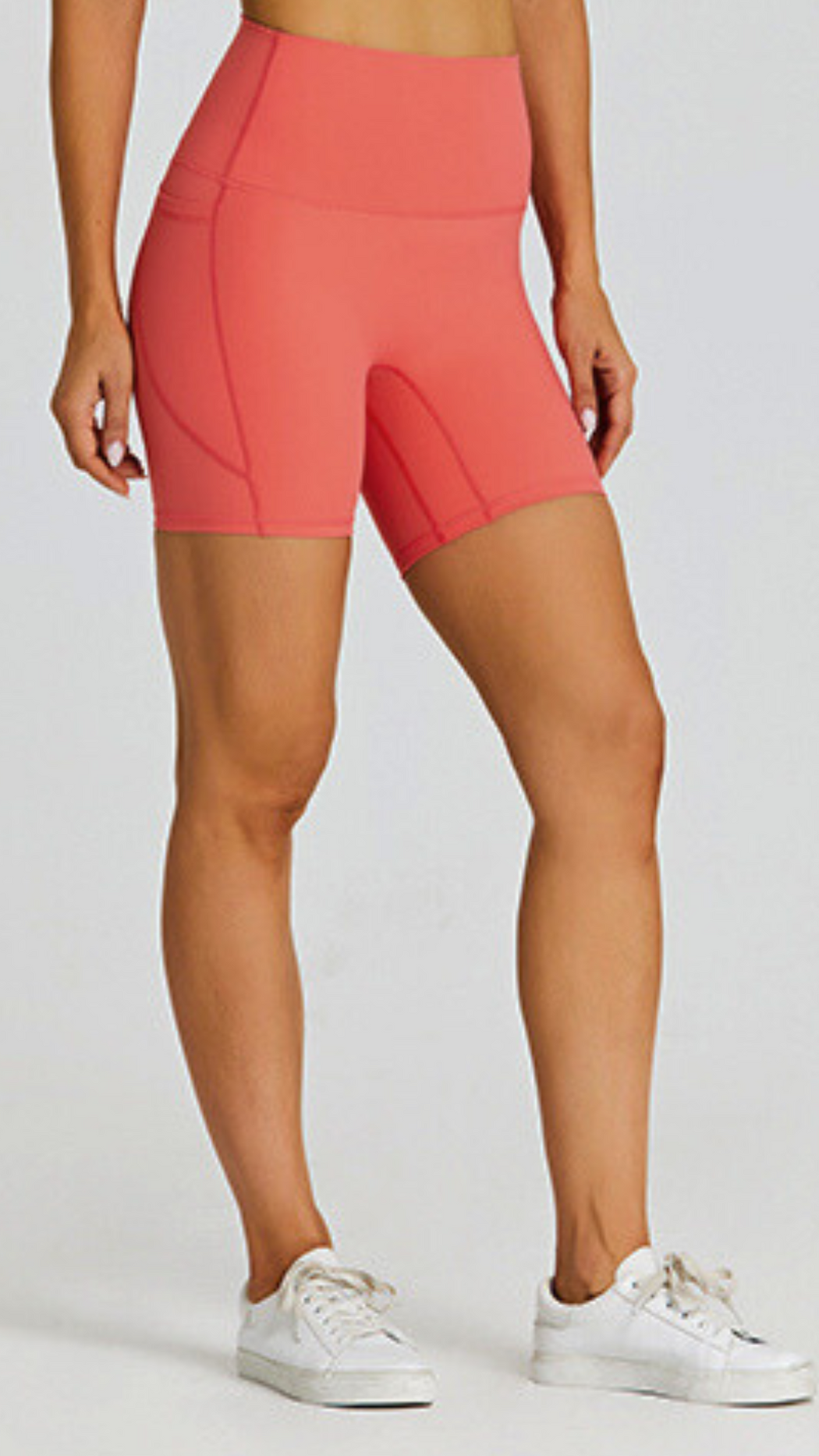 Peak Performance High-Waisted Training Shorts - 6" Inseam with Side Pocket