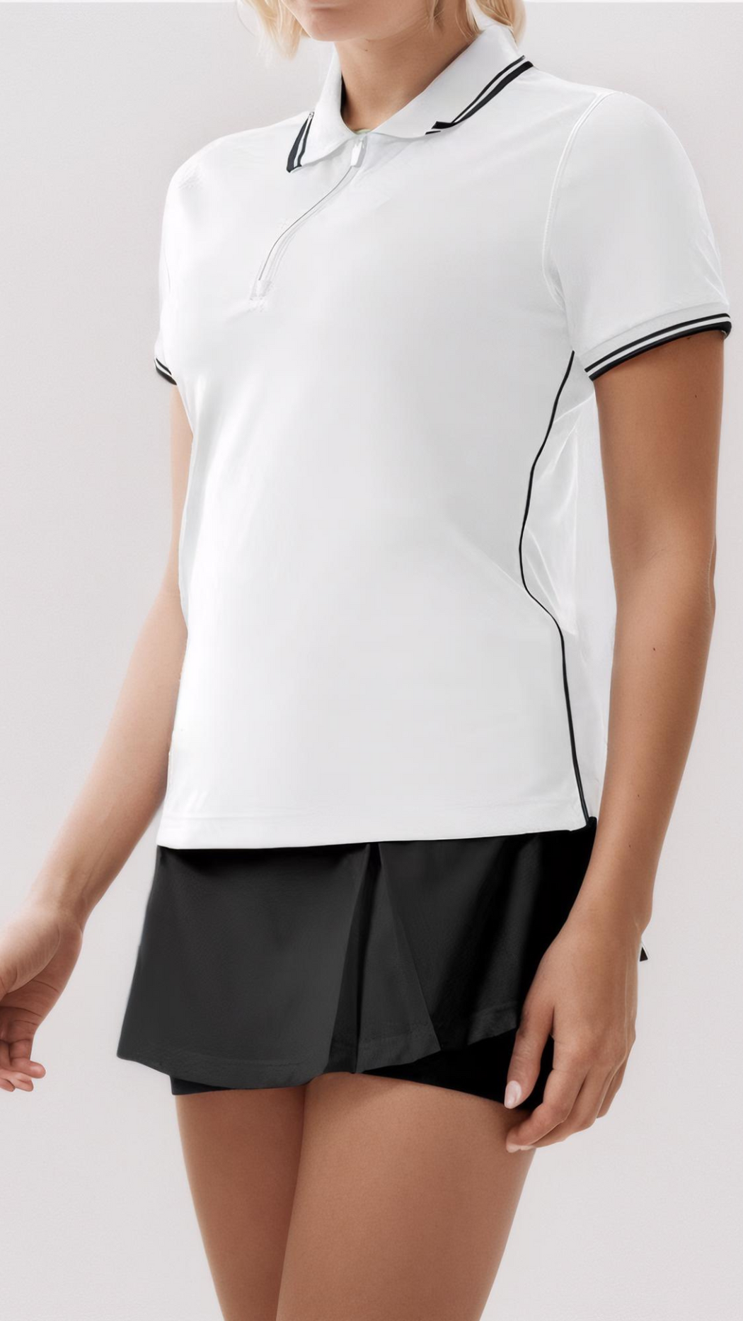 SkyeCourt Performance UV Protective Sports Polo T-Shirts