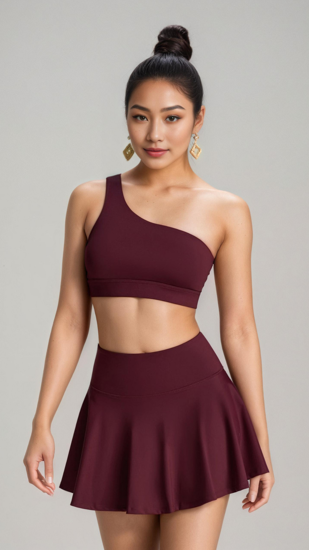 Asymmetra One-Shoulder Bra