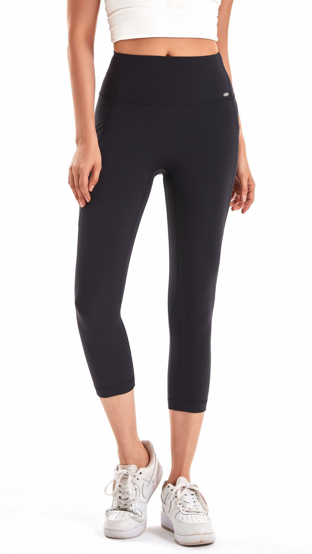 YOF Signature High Waisted SculptFlow 20" Inseam Legging Black