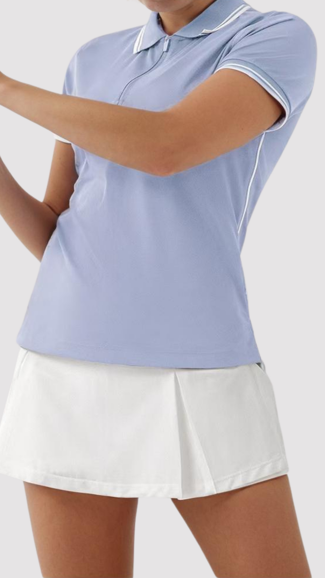 SkyeCourt Performance UV Protective Sports Polo T-Shirts