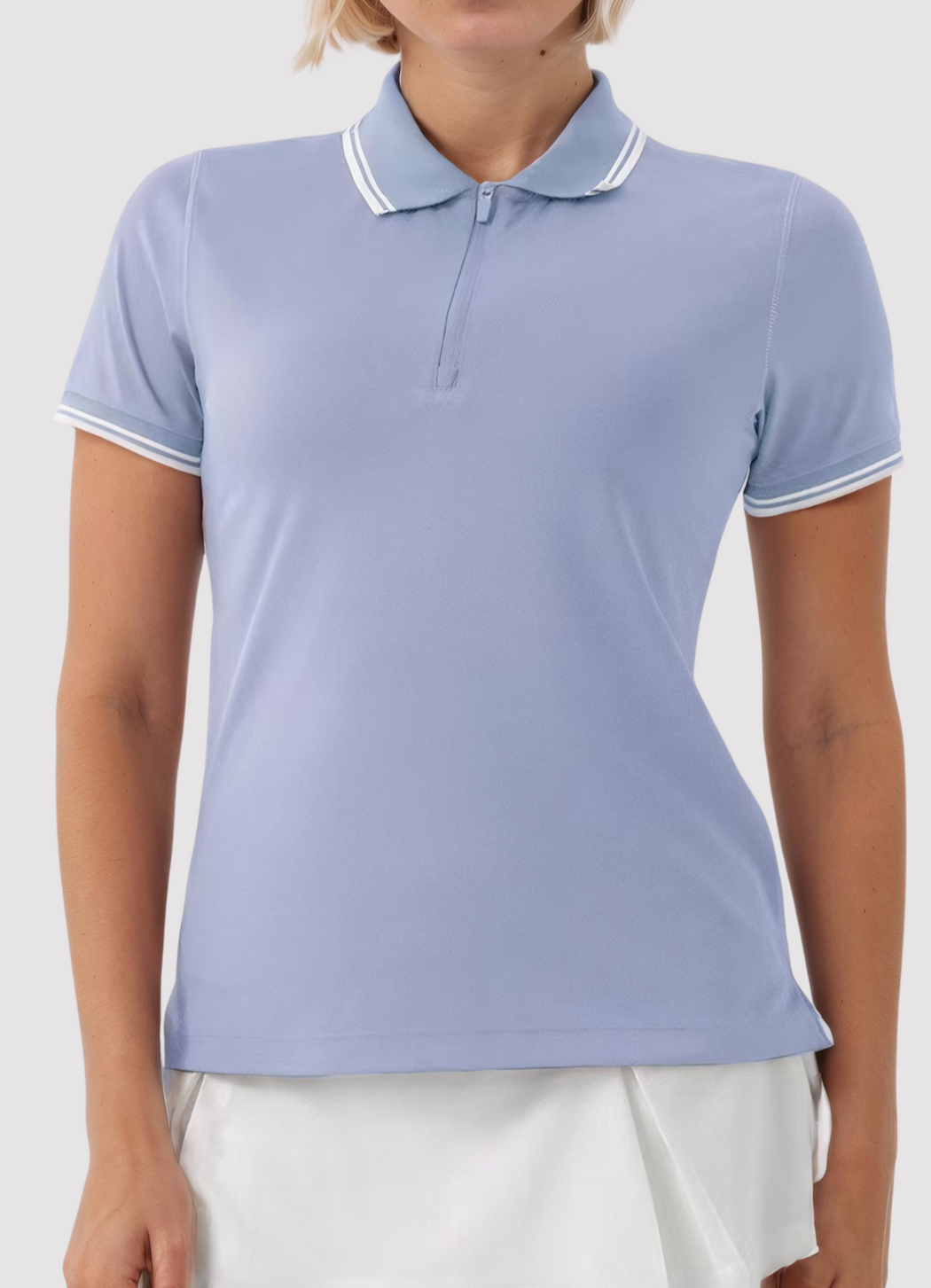 SkyeCourt Performance UV Protective Sports Polo T-Shirts