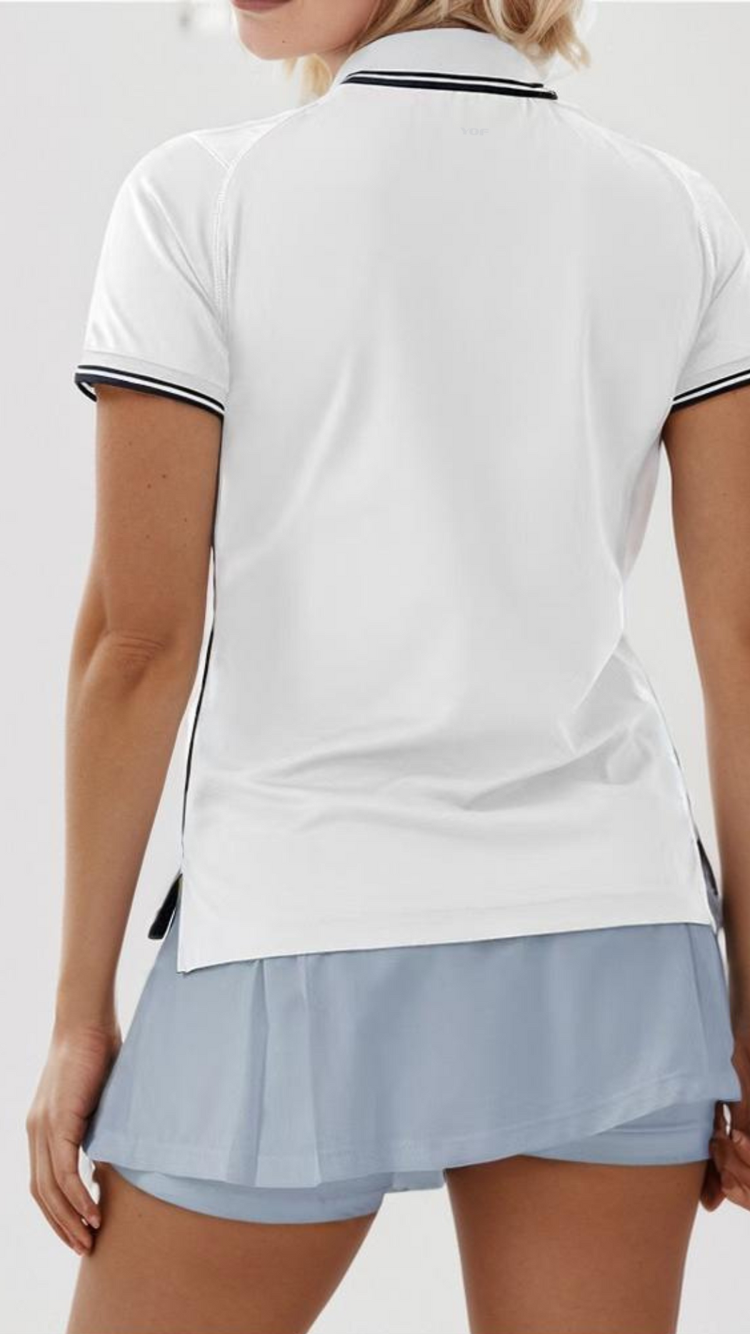 SkyeCourt Performance UV Protective Sports Polo T-Shirts