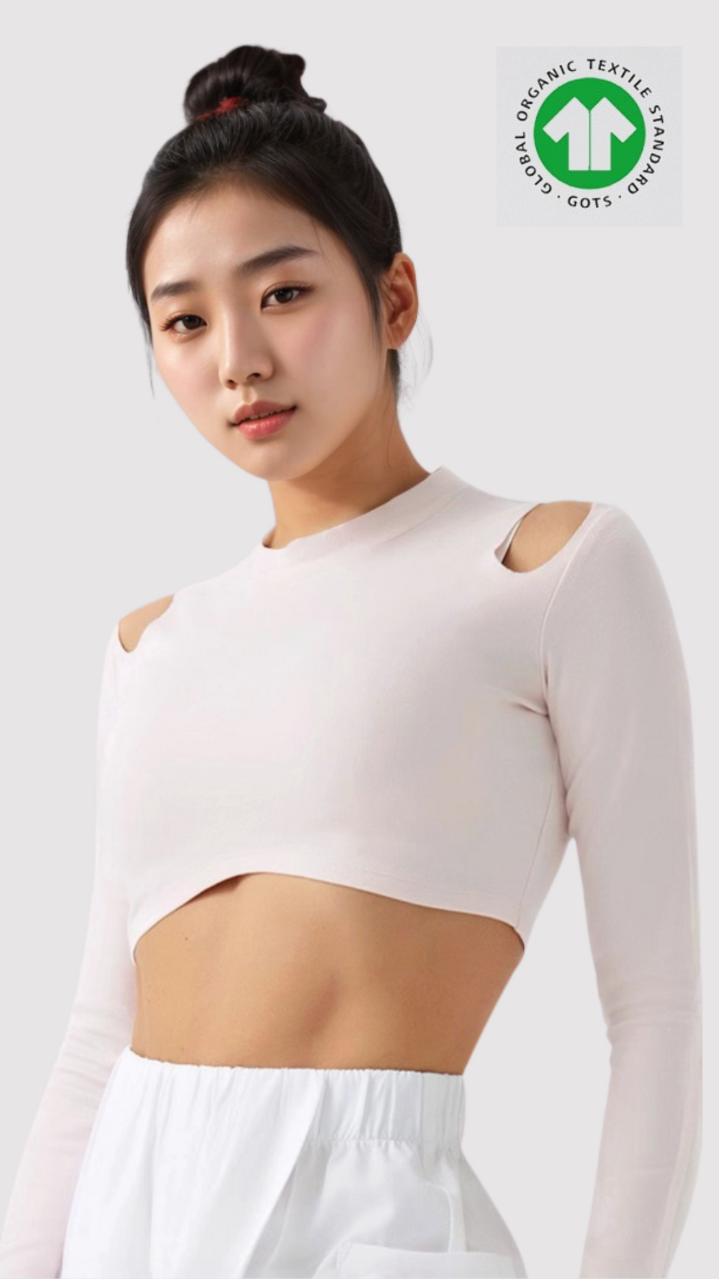 ECOLUXE 100% Organic Cotton LongSleeve Top