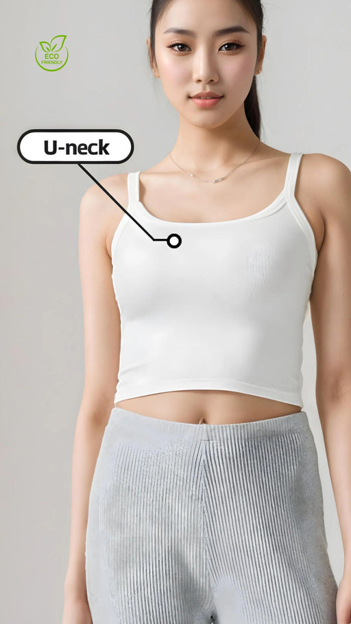 EcoEase Ribbed Crop Top