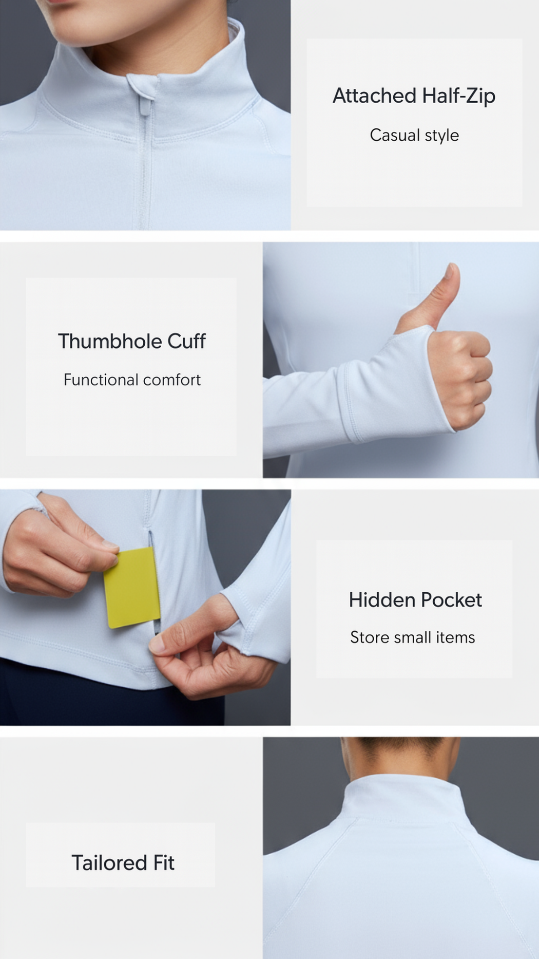 AeroMatte Half-Zip Top