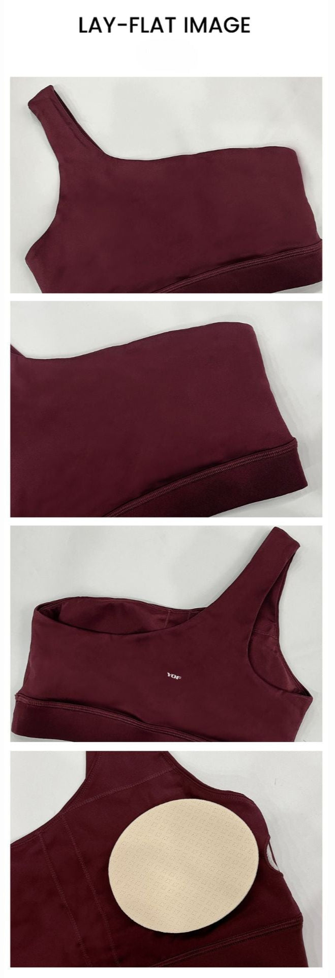 Asymmetra One-Shoulder Bra