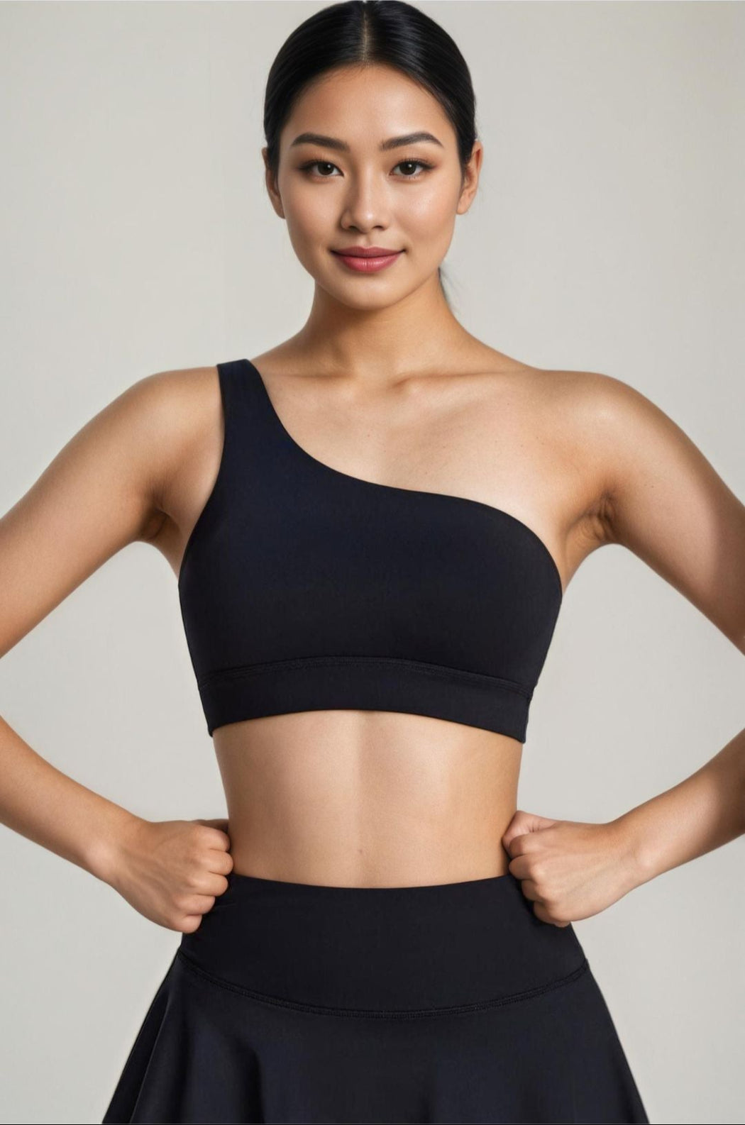 Asymmetra One-Shoulder Bra