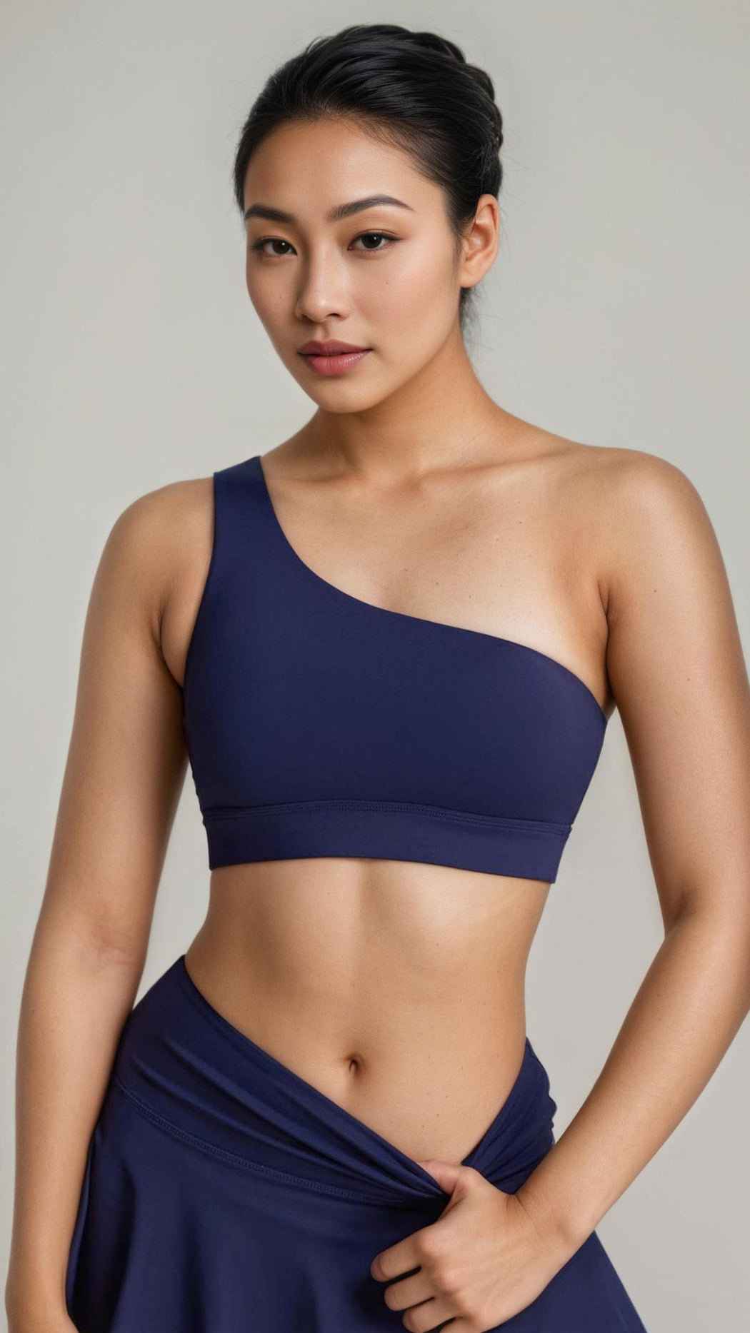 Asymmetra One-Shoulder Bra