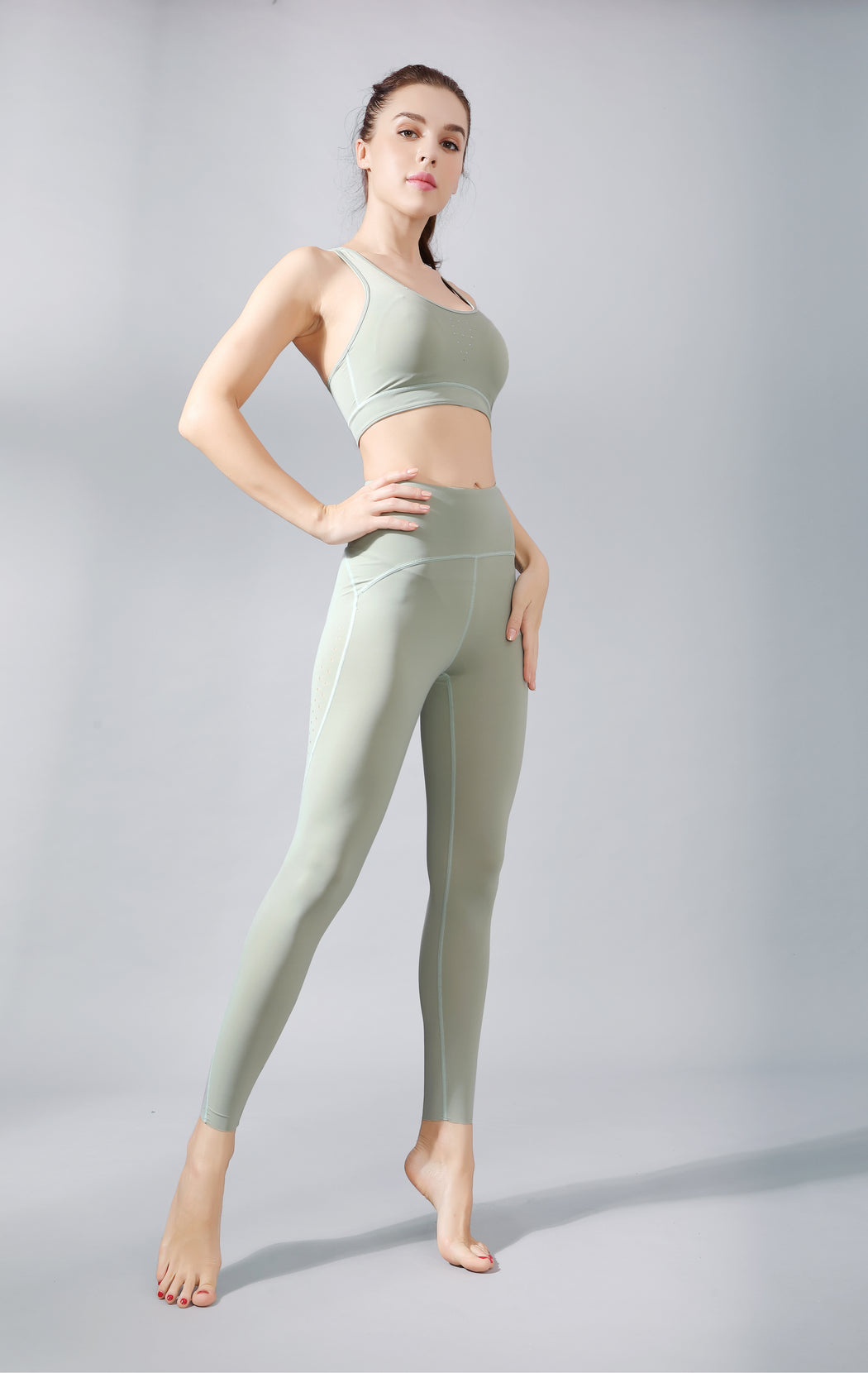 WONDERS High Waist 3D Contour Laser Holes Leggings