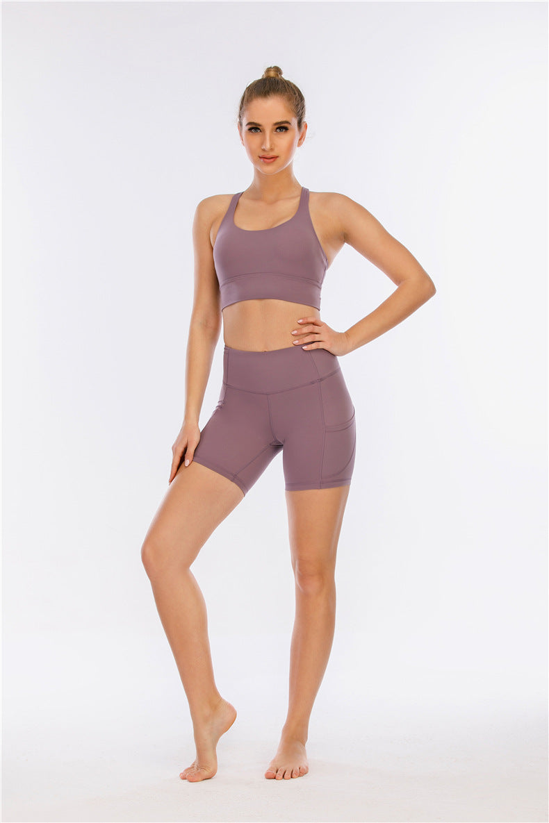 High-Waist Runner Short 6" Inseam w Pockets