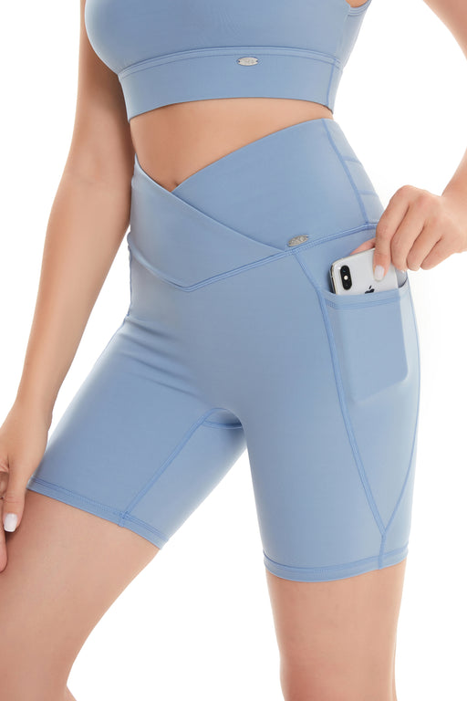Elevated V-High Waist Training Shorts 6"